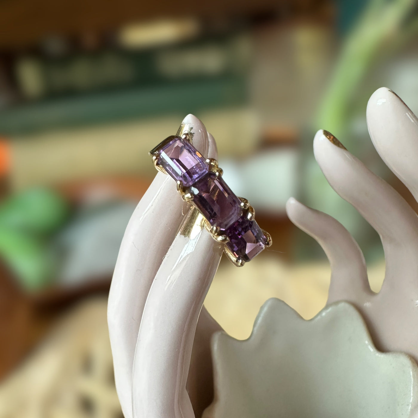 14k Gold Amethyst Ring Fine Jewelry