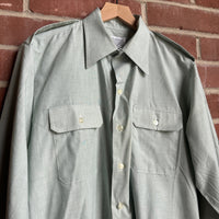 80s Sage Green “Van Heusen” Button-Down