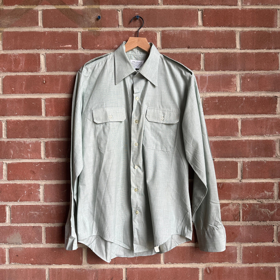 80s Sage Green “Van Heusen” Button-Down