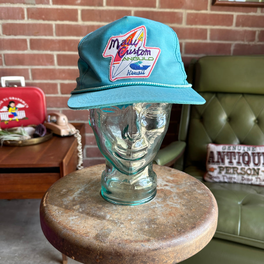 80s Vintage Blue “Maui Custom Angulo” Snapback