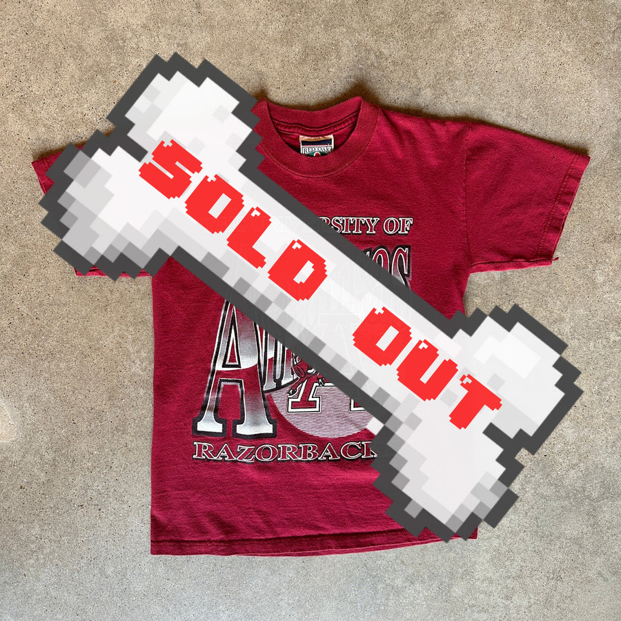 90s Red Arkansas Razorbacks T-Shirt