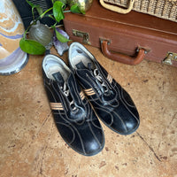 90s/00s Black Italian Leather “Moyid-Uomo” Sneakers