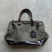 “Billykirk” Olive Green Waxed Vancvas Apothecary Bag