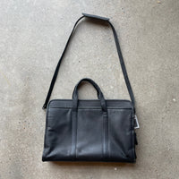 Black Leather “Wilson’s” Briefcase/Satchel