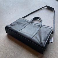 Black Leather “Wilson’s” Briefcase/Satchel