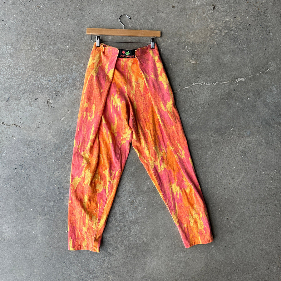 VTG Full Moon pants with velcro and elastic waist band