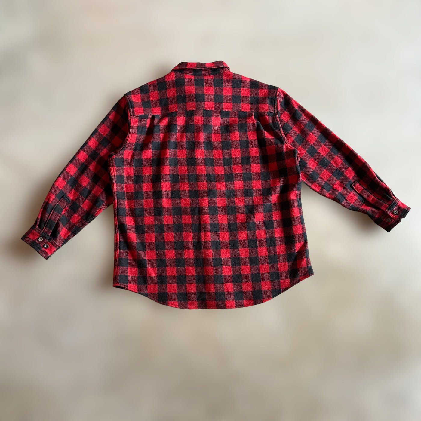 Woolrich buffalo plaid button down with double pockets