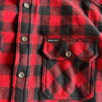 Woolrich buffalo plaid button down with double pockets