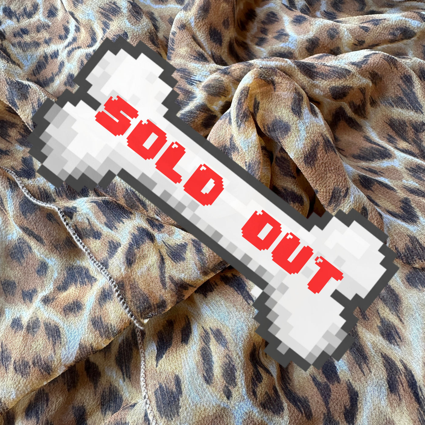 vintage leopard print scarf
