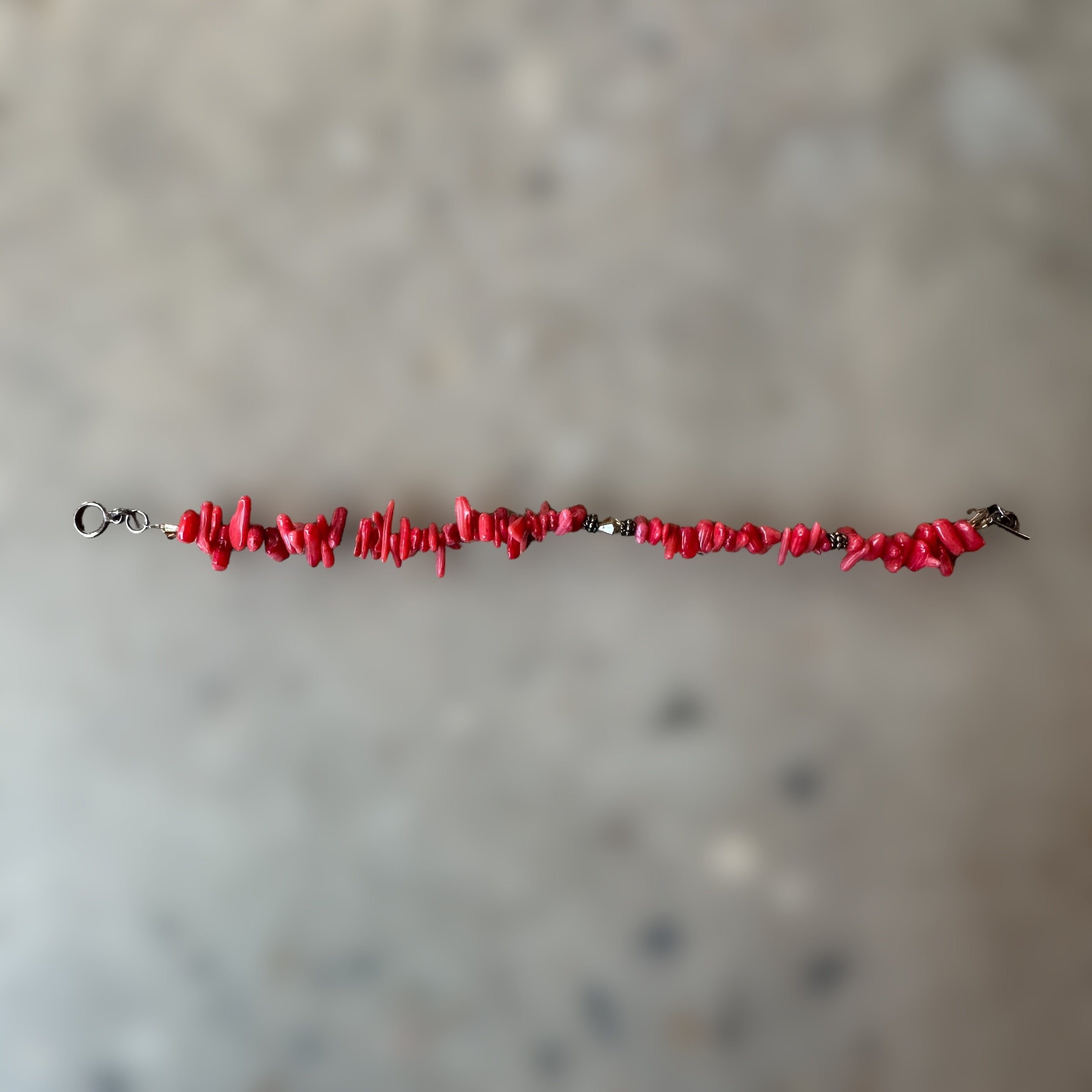 vintage red coral bracelet!